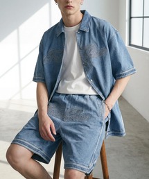 FUBU/フブ】DENIM BUGGY SHORTS/デニムバギーショーツ（デニムパンツ