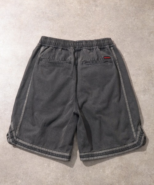 FUBU( フブ)の「【FUBU/フブ】DENIM WARM UP SHORTS/デニムバギーショーツ(デニムパンツ・メンズ・ライトブルー/ブラック・L/M/XL)」の22枚目の写真