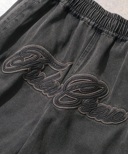 FUBU( フブ)の「【FUBU/フブ】DENIM WARM UP SHORTS/デニムバギーショーツ(デニムパンツ・メンズ・ライトブルー/ブラック・L/M/XL)」の18枚目の写真