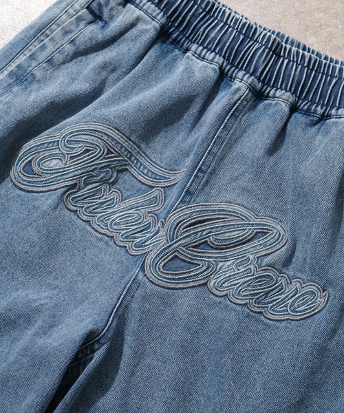 FUBU( フブ)の「【FUBU/フブ】DENIM WARM UP SHORTS/デニムバギーショーツ(デニムパンツ・メンズ・ライトブルー/ブラック・L/M/XL)」の21枚目の写真