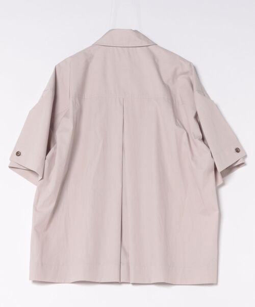 Vivienne Westwood(ヴィヴィアンウエストウッド)の「オーガニックコットンタイプライタービッグプリーツシャツ(シャツ/ブラウス・レディース・ブラック/チャコールグレー・FREE)」の3枚目の写真