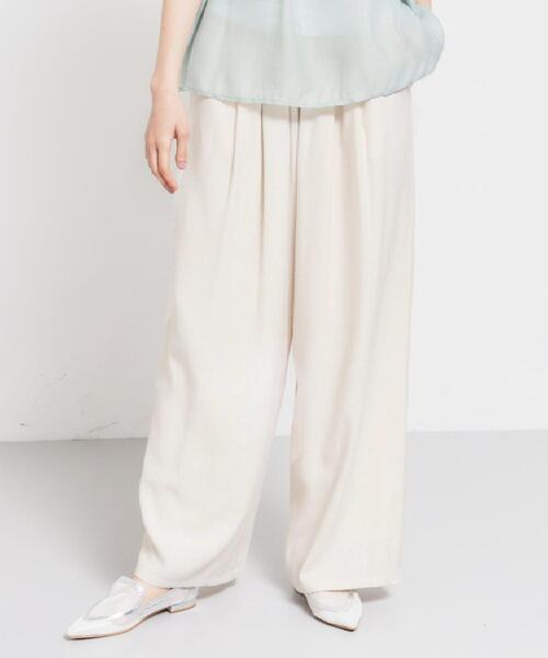 THE SHOP TK （ザ ショップ ティーケー ）の「さらりと心地よい リネンライクワイドパンツ（その他パンツ・レディース・ピンク系/ブラック/アイボリー・13/12）」の12枚目の写真