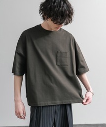 Audience(オーディエンス)の「Upscape Audience 日本製/国産VORTEX 8オンスMVS天竺グラスポケット付きハーフスリーブクロップドTシャツ AUD6654(Tシャツ/カットソー)」