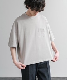 Audience（オーディエンス）の「Upscape Audience 日本製/国産VORTEX 8オンスMVS天竺グラスポケット付きハーフスリーブクロップドTシャツ AUD6654（Tシャツ/カットソー）」