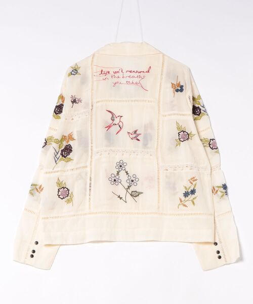 TODAYFUL（トゥデイフル）の「TODAYFUL Embroidery Patchwork Shirts（シャツ/ブラウス・レディース・ブラック/ベージュ・FREE）」の10枚目の写真