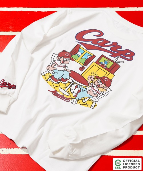1111clothing(ワンフォークロージング)の「【セ・リーグ】NEW JACK プロ野球 オーバーサイズ ロンT / Professional Baseball Long-Sleeve T-Shirt(Tシャツ/カットソー・メンズ・ブラック系1/ホワイト系4/ブラック系3/ホワイト系5/ブラック系4/ブラック系5/ホワイト系2/ホワイト系1/ホワイト系3/ブラック系2・XL/L/M/S)」の6枚目の写真