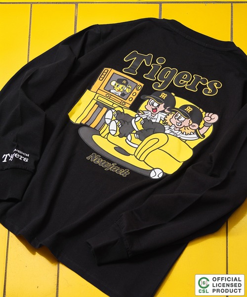 セール】【セ・リーグ】NEW JACK プロ野球 オーバーサイズ ロンT