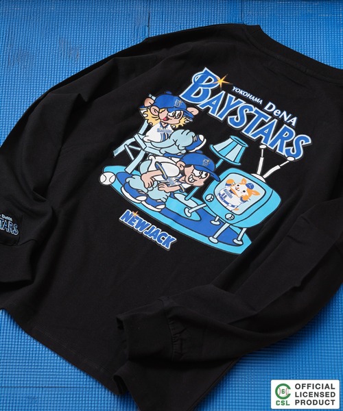 セール】【セ・リーグ】NEW JACK プロ野球 オーバーサイズ ロンT