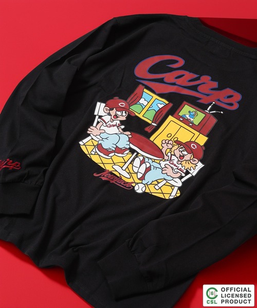 1111clothing(ワンフォークロージング)の「【セ・リーグ】NEW JACK プロ野球 オーバーサイズ ロンT / Professional Baseball Long-Sleeve T-Shirt(Tシャツ/カットソー・メンズ・ブラック系1/ホワイト系4/ブラック系3/ホワイト系5/ブラック系4/ブラック系5/ホワイト系2/ホワイト系1/ホワイト系3/ブラック系2・XL/L/M/S)」の10枚目の写真