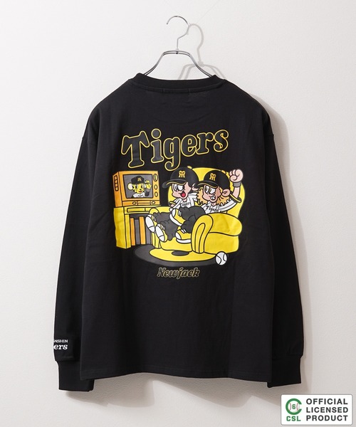1111clothing(ワンフォークロージング)の「【セ・リーグ】NEW JACK プロ野球 オーバーサイズ ロンT / Professional Baseball Long-Sleeve T-Shirt(Tシャツ/カットソー・メンズ・ブラック系1/ホワイト系4/ブラック系3/ホワイト系5/ブラック系4/ブラック系5/ホワイト系2/ホワイト系1/ホワイト系3/ブラック系2・XL/L/M/S)」の17枚目の写真