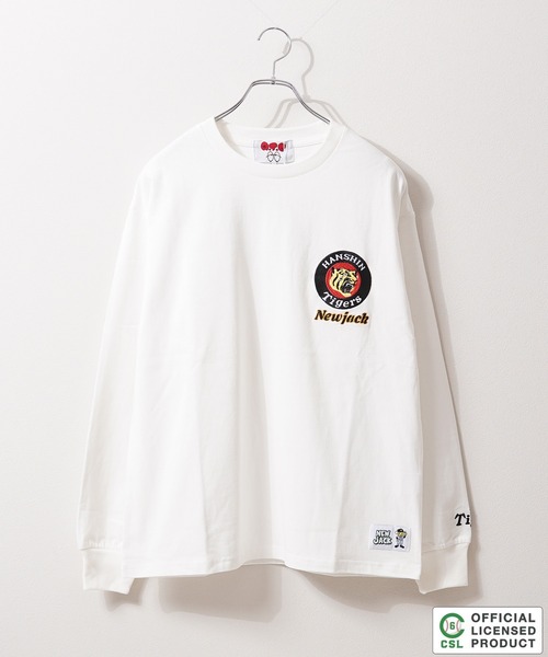 1111clothing(ワンフォークロージング)の「【セ・リーグ】NEW JACK プロ野球 オーバーサイズ ロンT / Professional Baseball Long-Sleeve T-Shirt(Tシャツ/カットソー・メンズ・ブラック系1/ホワイト系4/ブラック系3/ホワイト系5/ブラック系4/ブラック系5/ホワイト系2/ホワイト系1/ホワイト系3/ブラック系2・XL/L/M/S)」の11枚目の写真