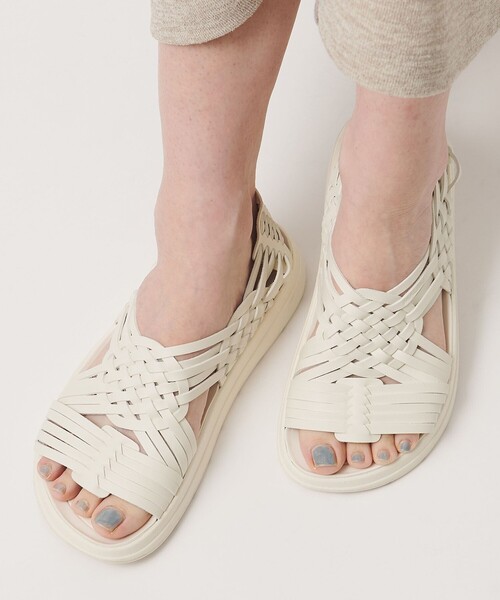 MALIBU SANDALS（マリブサンダルズ）の「＜MALIBU SANDALS＞レザーライク キャニオン サンダル（サンダル・レディース・ホワイト/ブラック・US5/US6/US 6H）」の19枚目の写真