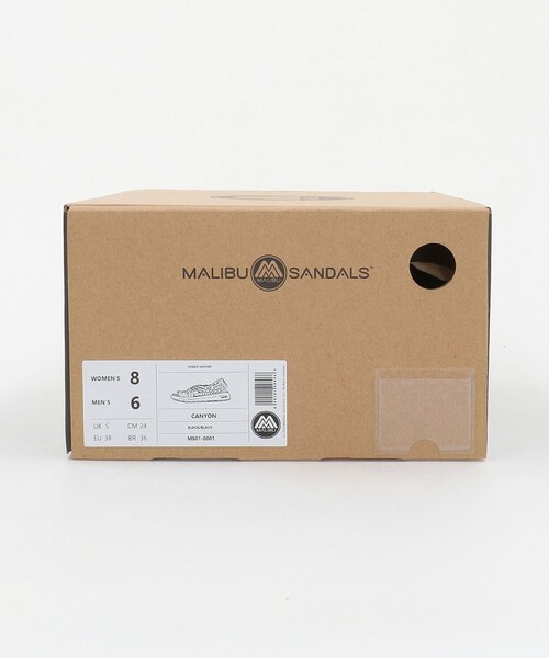 MALIBU SANDALS（マリブサンダルズ）の「＜MALIBU SANDALS＞レザーライク キャニオン サンダル（サンダル・レディース・ホワイト/ブラック・US5/US6/US 6H）」の3枚目の写真