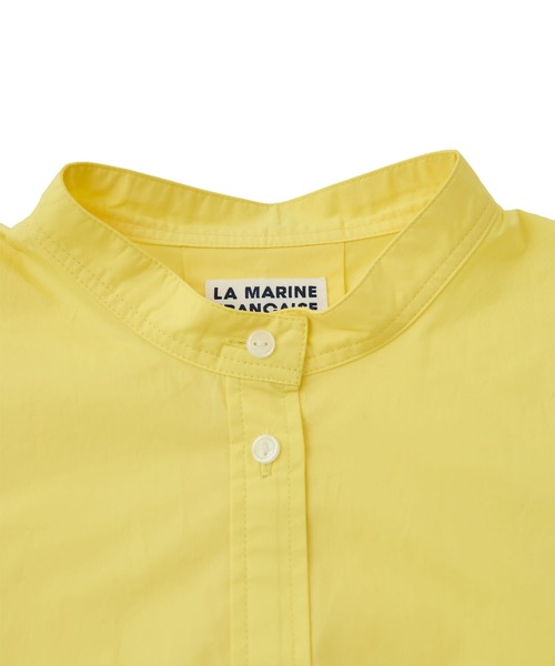 LA MARINE FRANCAISE(マリン フランセーズ)の「タイプライタードルマンシャツ(シャツ/ブラウス・レディース・ホワイト/ネイビー/イエロー・FREE)」の11枚目の写真