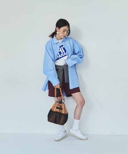 THEATRE PRODUCTS（シアタープロダクツ）の「メッシュポケット２wayショルダーバッグ（ショルダーバッグ・レディース・ブラック/ベージュ・FREE）」の14枚目の写真