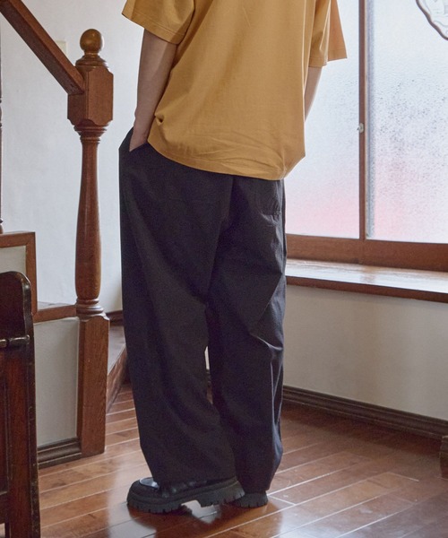 niko and...(ニコアンド)の「ライトサッカーオーバーパンツ(その他パンツ・メンズ・ブラック/グリーン/ベージュ・LARGE/MEDIUM)」の21枚目の写真