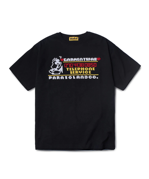 GARMENTS FAB(ガーメンツファブ)の「Telephone Service Call Girl Tee (BLACK)(Tシャツ/カットソー・レディース・その他・LARGE/MEDIUM)」の1枚目の写真