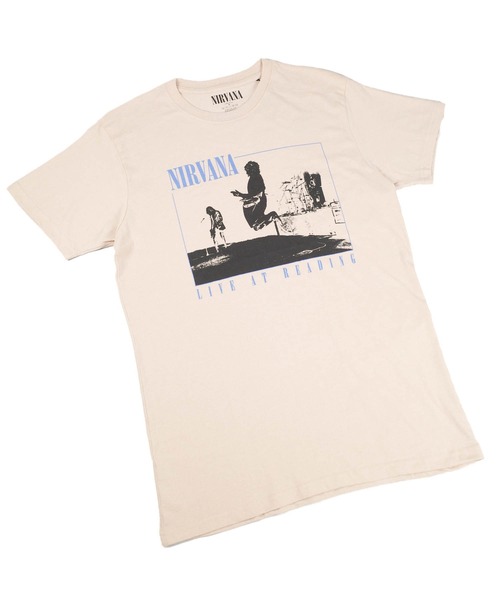 ROCK-OFF(ロックオフ)の「【ROCK-OFF】【3】NIRVANA LIVE AT READ T-SHIRTS(Tシャツ/カットソー・メンズ・ベージュ・X-LARGE/MEDIUM/LARGE)」の1枚目の写真