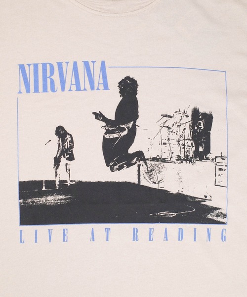 ROCK-OFF(ロックオフ)の「【ROCK-OFF】【3】NIRVANA LIVE AT READ T-SHIRTS(Tシャツ/カットソー・メンズ・ベージュ・X-LARGE/MEDIUM/LARGE)」の4枚目の写真