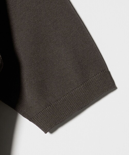 A DAY IN THE LIFE UNITED ARROWS(アデイインザライフユナイテッドアローズ)の「メタルボタン カーディガンジャケット ショートスリーブ ‐ウォッシャブル‐<A DAY IN THE LIFE>(ニット/セーター・レディース・ブラック/ライトグレー/ダークブラウン/ネイビー・FREE)」の18枚目の写真