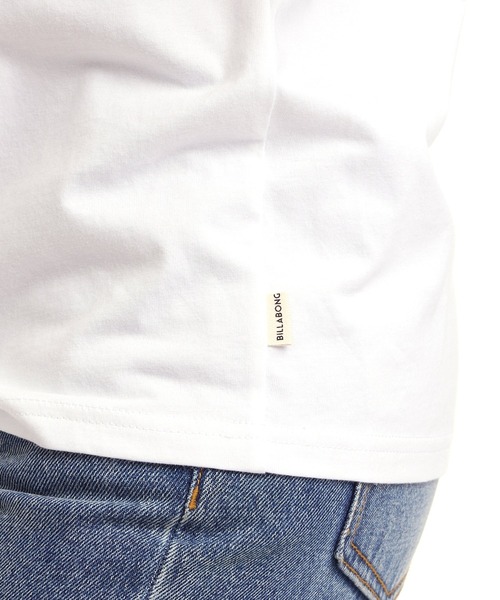 BILLABONG(ビラボン)の「BILLABONG ウィメンズ SQUARE BOY FIT TEE Tシャツ 【2026年夏モデル】(Tシャツ/カットソー・レディース・ホワイト/ブラック/グリーン系その他・MEDIUM/LARGE)」の10枚目の写真