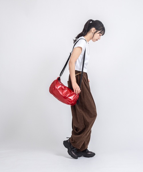 Jack Gomme(ジャックゴム)の「【JACK GOMME】メッセンジャー ショルダーバッグ LIRIS(ショルダーバッグ・レディース・オリーブ/レッド/ブルー/ネイビー・FREE)」の17枚目の写真