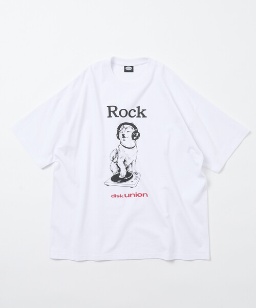 FREAK'S STORE(フリークスストア)の「限定展開 diskunion×FREAK'S STORE 別注 柴犬 ビッグシルエット プリント クルーネック Tシャツ(Tシャツ/カットソー・メンズ・ホワイト/ブラック/ピンク・LARGE/MEDIUM/SMALL)」の4枚目の写真