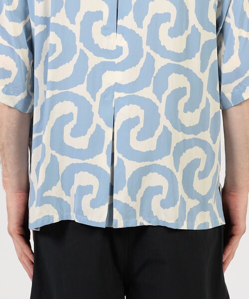 m's braque(エムズブラック)の「【別注】m's braque ポリエステル オープンカラー ハーフスリーブシャツ(シャツ/ブラウス・メンズ・ブルー系その他・38/36)」の10枚目の写真