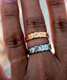 maile ring #IB-006/【ハワイアンジュエリー】【サージカルステンレス】【金属アレルギー対応】【IRIEBEACH / アイリービーチ】つけっぱなしOK