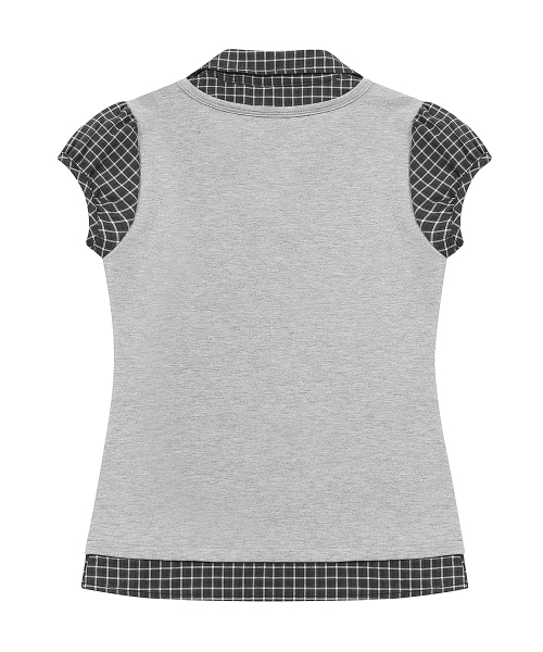 LUVISTRUE（ラヴイズトゥルー）の「SY LAYERED BLOUSE(GRAY)（シャツ/ブラウス・レディース・その他・FREE）」の3枚目の写真