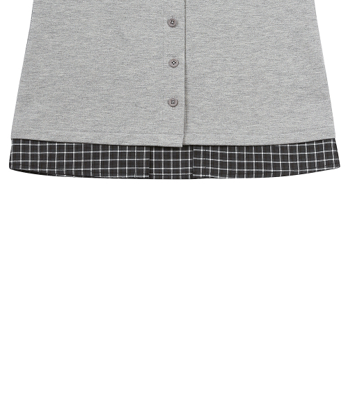 LUVISTRUE（ラヴイズトゥルー）の「SY LAYERED BLOUSE(GRAY)（シャツ/ブラウス・レディース・その他・FREE）」の5枚目の写真
