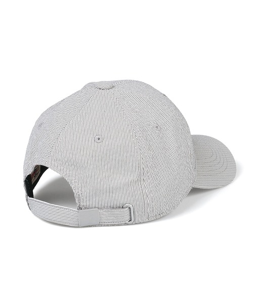 The DUFFER of ST.GEORGE(ザダファーオブセントジョージ)の「SEERSUCKER LOW CAP:シアサッカー素材 ベースボールキャップ(キャップ・メンズ・ホワイト/ライトグレー/ネイビー・F)」の10枚目の写真