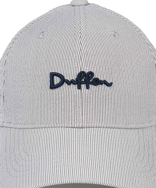 The DUFFER of ST.GEORGE(ザダファーオブセントジョージ)の「SEERSUCKER LOW CAP:シアサッカー素材 ベースボールキャップ(キャップ・メンズ・ホワイト/ライトグレー/ネイビー・F)」の11枚目の写真
