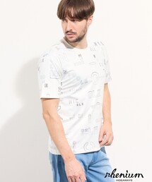 【WEB限定】総柄ロゴプリント半袖Tシャツ