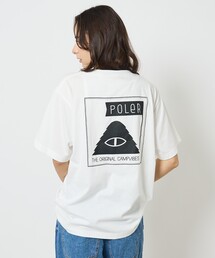 【POLeR/ポーラー】バックプリント グラフィック Tシャツ / 0261MCV0121 / ユニセックス