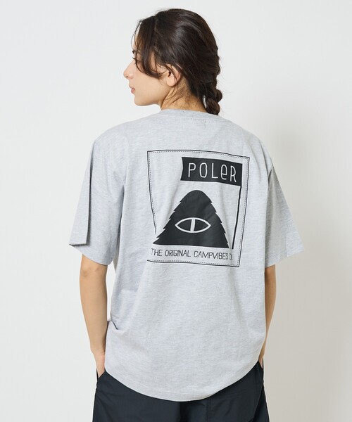 POLeR（ポーラー）の「【POLeR/ポーラー】バックプリント グラフィック Tシャツ / 0261MCV012１ / ユニセックス（Tシャツ/カットソー・メンズ・ホワイト系その他2/ブラック系その他/ホワイト系その他/グレー系その他2/ブラック系その他2/グレー系その他・M/L）」の6枚目の写真