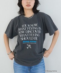 【GOOD ROCK SPEED/グッドロックスピード】Midway Airlines TEE　ミッドウェイ・エアラインズ Tシャツ