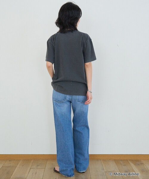 GOOD ROCK SPEED(グッドロックスピード)の「【GOOD ROCK SPEED/グッドロックスピード】Midway Airlines TEE ミッドウェイ・エアラインズ Tシャツ(Tシャツ/カットソー・レディース・チャコールグレー・フリー)」の14枚目の写真