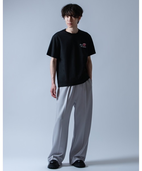 Crownor(クラウノアー)の「リンクスボーダー 半袖Tシャツ(Tシャツ/カットソー・メンズ・ホワイト/グレー/ブラック・LARGE/MEDIUM)」の11枚目の写真