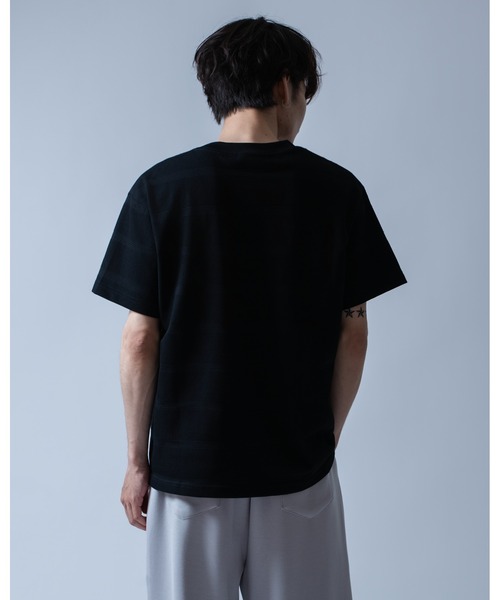 Crownor(クラウノアー)の「リンクスボーダー 半袖Tシャツ(Tシャツ/カットソー・メンズ・ホワイト/グレー/ブラック・LARGE/MEDIUM)」の14枚目の写真