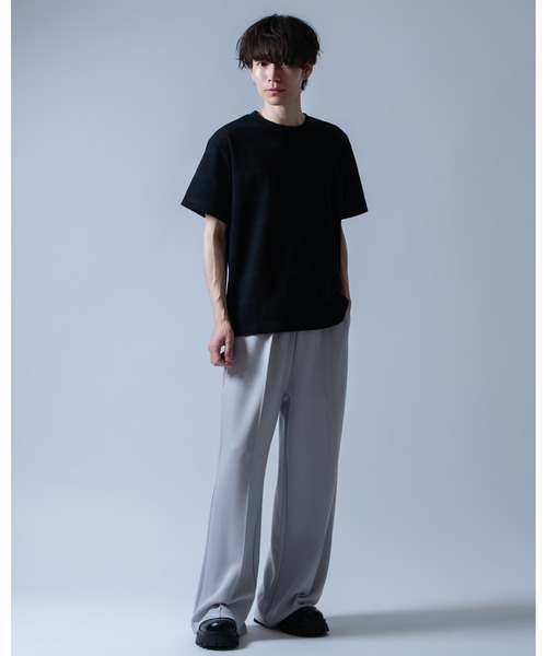 Crownor(クラウノアー)の「リンクスボーダー 半袖Tシャツ(Tシャツ/カットソー・メンズ・ホワイト/グレー/ブラック・LARGE/MEDIUM)」の15枚目の写真