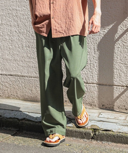 niko and...(ニコアンド)の「イージーワイドパンツ(その他パンツ・メンズ・グレー/キャメル/カーキ/ブラック・MEDIUM/LARGE)」の4枚目の写真