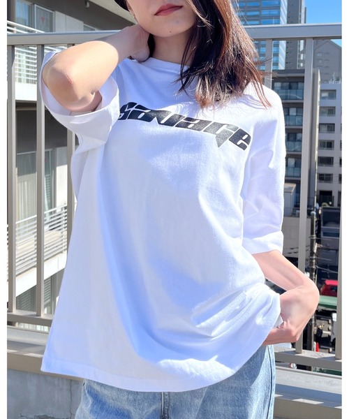 RGY(アールジーワイ)の「【RGY】ダイス両面プリント ビッグシルエットTシャツ(Tシャツ/カットソー・メンズ・ブラック/ネイビー/ホワイト・LARGE/MEDIUM)」の8枚目の写真