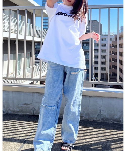 RGY(アールジーワイ)の「【RGY】ダイス両面プリント ビッグシルエットTシャツ(Tシャツ/カットソー・メンズ・ブラック/ネイビー/ホワイト・LARGE/MEDIUM)」の9枚目の写真