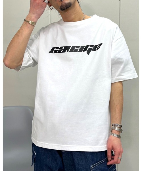 RGY(アールジーワイ)の「【RGY】ダイス両面プリント ビッグシルエットTシャツ(Tシャツ/カットソー・メンズ・ブラック/ネイビー/ホワイト・LARGE/MEDIUM)」の13枚目の写真