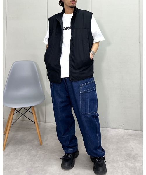 RGY(アールジーワイ)の「【RGY】ダイス両面プリント ビッグシルエットTシャツ(Tシャツ/カットソー・メンズ・ブラック/ネイビー/ホワイト・LARGE/MEDIUM)」の16枚目の写真