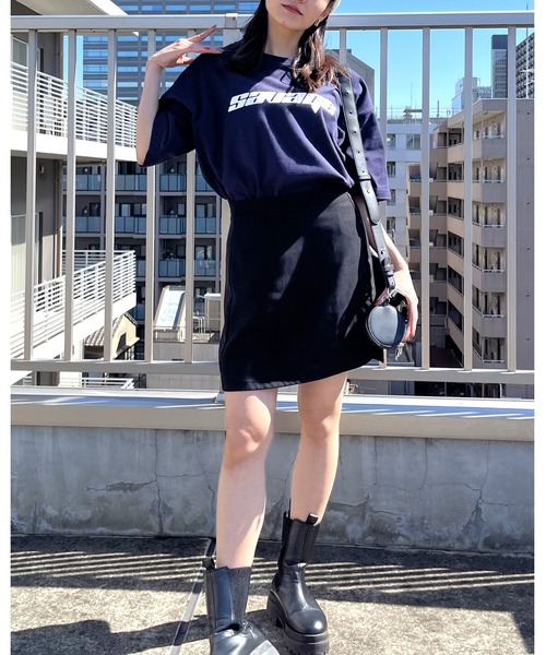 RGY(アールジーワイ)の「【RGY】ダイス両面プリント ビッグシルエットTシャツ(Tシャツ/カットソー・メンズ・ブラック/ネイビー/ホワイト・LARGE/MEDIUM)」の21枚目の写真