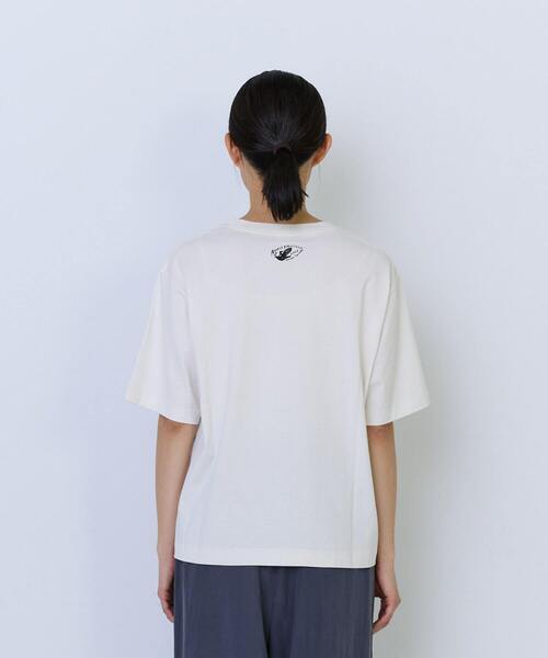 ADIEU TRISTESSE(アデュートリステス)の「杉本さなえさん コラボTシャツ(Tシャツ/カットソー・レディース・ピンク/グレー/アイボリー・FREE)」の9枚目の写真