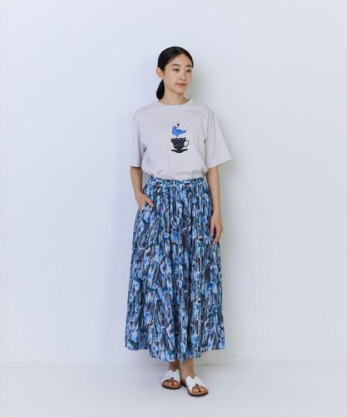 ADIEU TRISTESSE(アデュートリステス)の「杉本さなえさん コラボTシャツ(Tシャツ/カットソー・レディース・ピンク/グレー/アイボリー・FREE)」の16枚目の写真