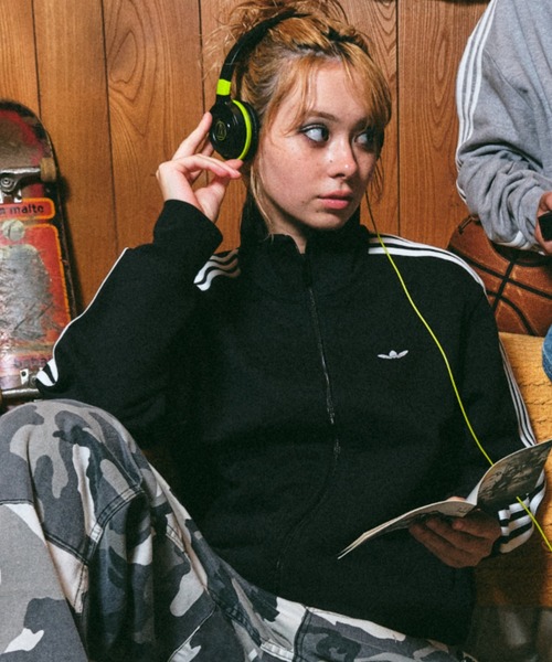 adidas(アディダス)の「adidas SWEAT FIREBIRD TRACKTOP atmos / アディダス スウェット ファイヤーバード トラックトップ アトモス【SP】(スウェット・メンズ・ブラック・3XL/XXL/XL/L/M/S/XS)」の6枚目の写真
